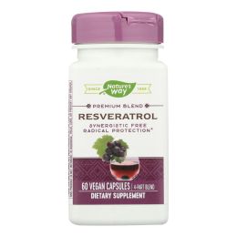 Nature's Way - Resveratrol - 60 Vegetarian Capsules (1x60 VCAP)