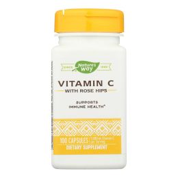 Nature's Way - Vitamin C-500 With Rose Hips - 500 mg - 100 Capsules (1x100 CAP)