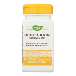 Nature's Way - Vitamin B-2 - 100 mg - 100 Capsules (1x100 CAP)