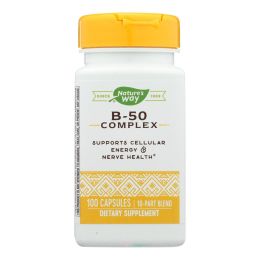 Nature's Way - Vitamin B-50 Complex - 100 Capsules (1x100 CAP)