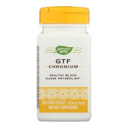 Nature's Way - GTF Chromium Polynicotinate - 100 Capsules (1x100 CAP)