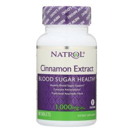 Natrol Cinnamon Extract - 1000 mg - 80 Tablets (1x80 TAB)