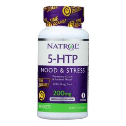Natrol 5-HTP TR Time Release - 200 mg - 30 Tablets (1x30 TAB)