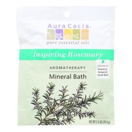 Aura Cacia - Aromatherapy Mineral Bath Inspiration - 2.5 oz - Case of 6 (6x2.5 OZ)