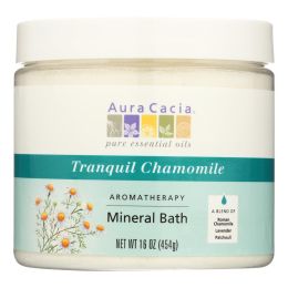 Aura Cacia - Aromatherapy Mineral Bath Tranquility Chamomile - 16 oz (1x16 OZ)