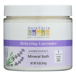 Aura Cacia - Aromatherapy Mineral Bath Lavender Harvest - 16 oz (1x16 OZ)
