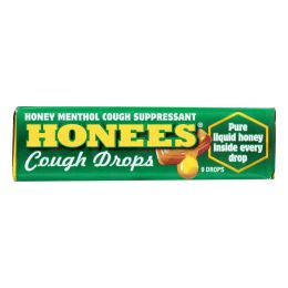 Honees Cough Drops - Menthol - Case of 24 - 9 Pack (24x9 CT)