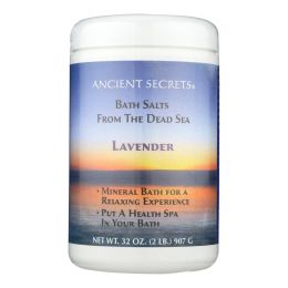 Ancient Secrets Aromatherapy Dead Sea Mineral Baths Lavender - 2 lbs (1x2 LB)