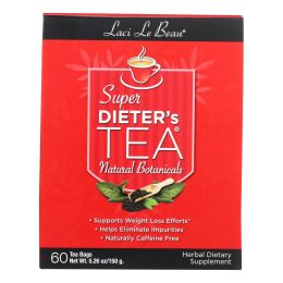 Laci Le Beau Super Dieter's Tea All Natural Botanicals - 60 Tea Bags (1x60 BAG)