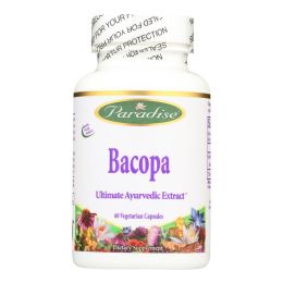 Paradise Herbs Bacopa - 60 Vegetarian Capsules (1x60 VCAP)