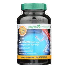 Phyto-Therapy Liquid Calcium - 1000 mg - 90 Softgels (1x90 SGEL)