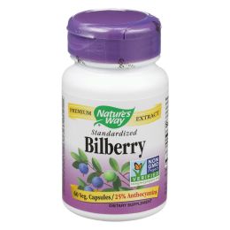 Nature's Way - Standardized Bilberry - 60 Capsules (1x60 CAP)