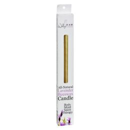 Wally's Natural Products Beeswax Candles - Lavender - 2 Pack (1x2 PK)