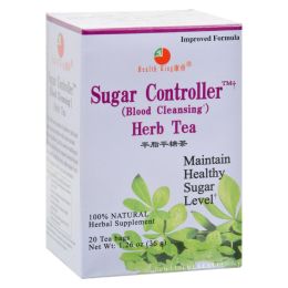 Health King Sugar Controller Blood Cleansing Herb Tea - 20 Tea Bags (1x20 BAG)