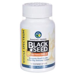 Amazing Herbs - Black Seed and Garlic - 100 Capsules (1x100 CAP)
