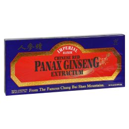 Imperial Elixir Chinese Red Panax Ginseng Extractum - 10 bottles - 10 ml each (1x10/10 ML)