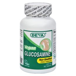 Deva Vegan Vitamins - Glucosamine - 500 mg - 90 Tablets (1x90 TAB)