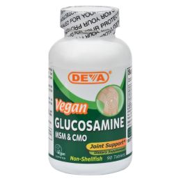 Deva Vegan Vitamins - Glucosamine MSM and CMO - 90 Tablets (1x90 TAB)