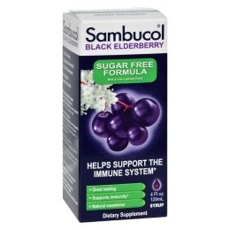 Sambucol - Black Elderberry Syrup - Sugar Free - 4 oz (1x4 FZ)